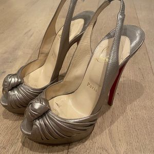 Selling my 37.5 gorgeous Loubiton shoes. They are limited edition.
